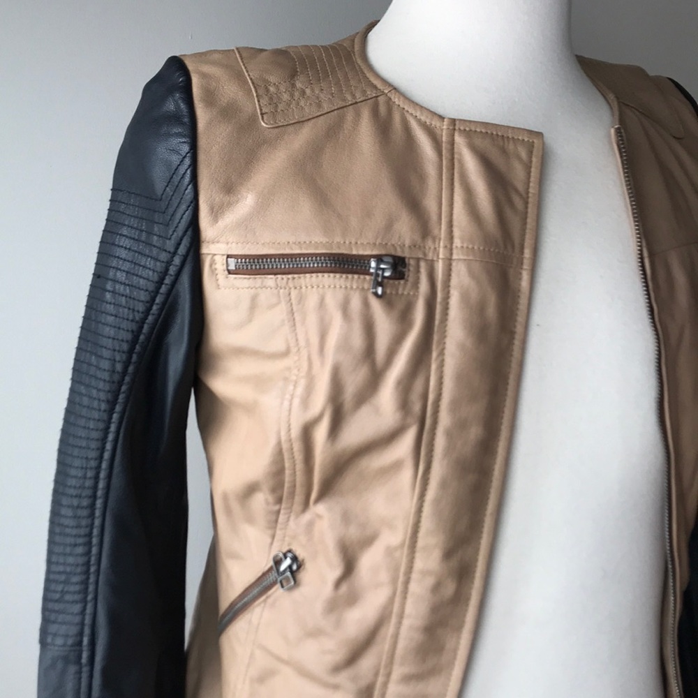 Black Rivet vegan Moto jacket. NEVER worn!